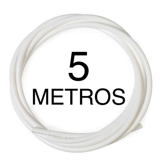 Imagem de Mangueira Para Filtro Purificador Bebedouro 1/4 - 5 Metros (Branca)