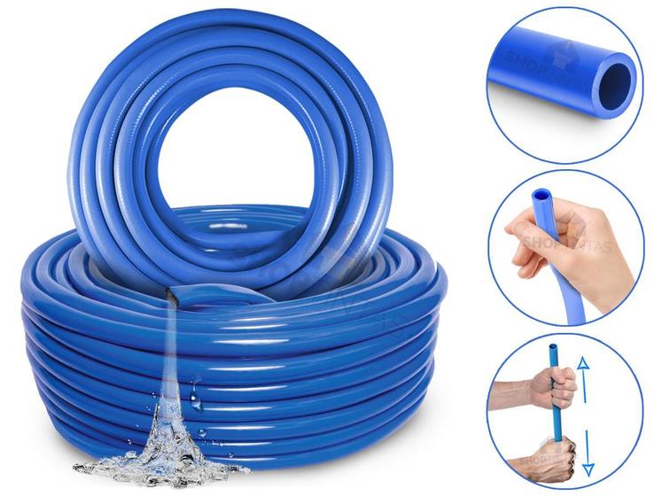 Mangueira Para Jardim Dupla Flex Global Plastic Azul 3/4 X 2,0mm Por Metro Menor preço em Mangueira Para Jardim Dupla Flex Global Plastic Azul 3/4 X 2,0mm Por Metro