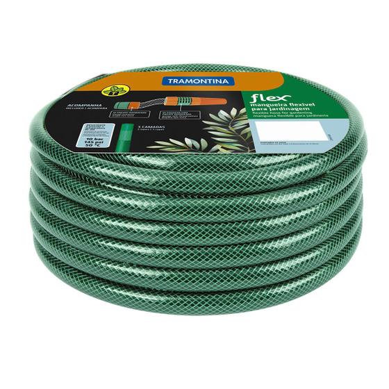 Mangueira Para Jardim Tramontina 79172100 Flex 10 Metros Verde Menor preço em Mangueira Para Jardim Tramontina 79172100 Flex 10 Metros Verde