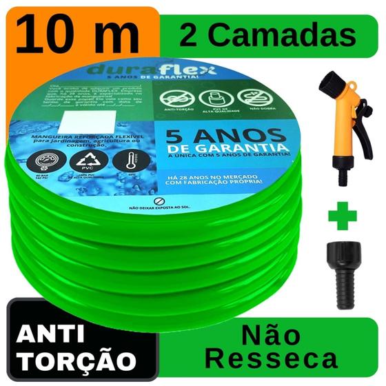 Imagem de Mangueira para Quintal Siliconada Verde 10 Mts DuraFlex