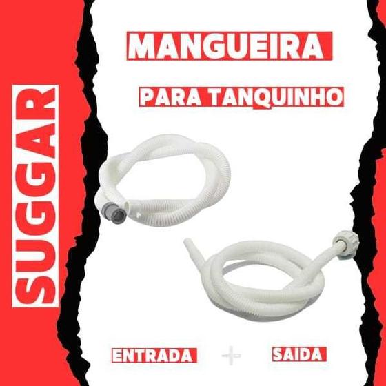 Imagem de Mangueira para Tanquinho -  Kit com 02 unidades - Entrada e Saída