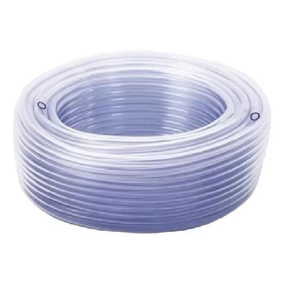 Imagem de Mangueira Pvc Cristal 7mm X 2,3mm Transp Rolo 80mt