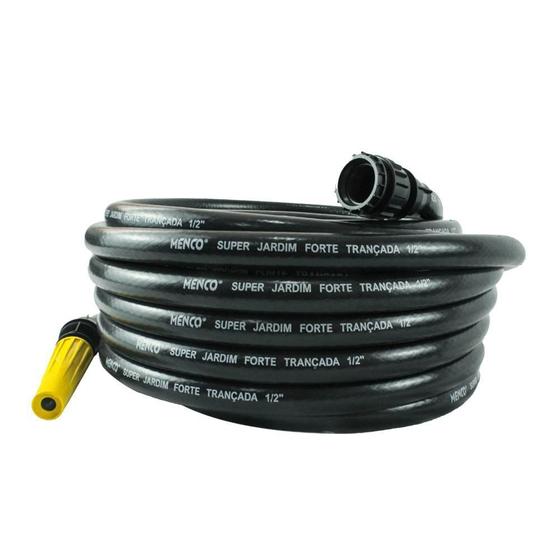 Imagem de Mangueira PVC Forte 1/2 - 25m, Preto, 300psi