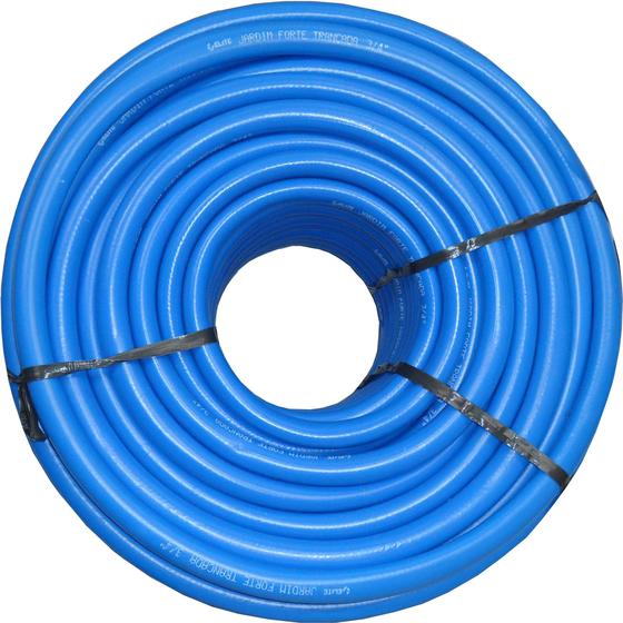 Imagem de Mangueira Reforçada Premium Irrigação Quintal 3/4 Azul 10m