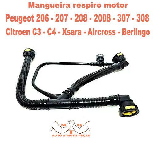 Imagem de Mangueira respiro motor 206 207 208 2008 Partner C3 C4 Xsara