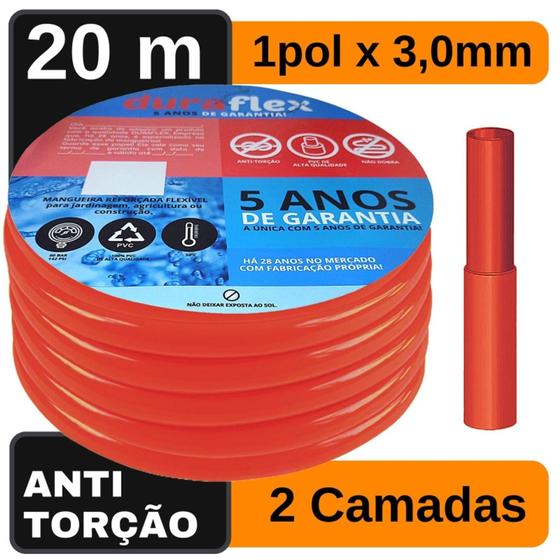 Mangueira Siliconada de Alta Pressão 1" x 3,00mm 20 Metro - DuraFlex Imagem de Mangueira Siliconada de Alta Pressão 1" x 3,00mm 20 Metro - DuraFlex