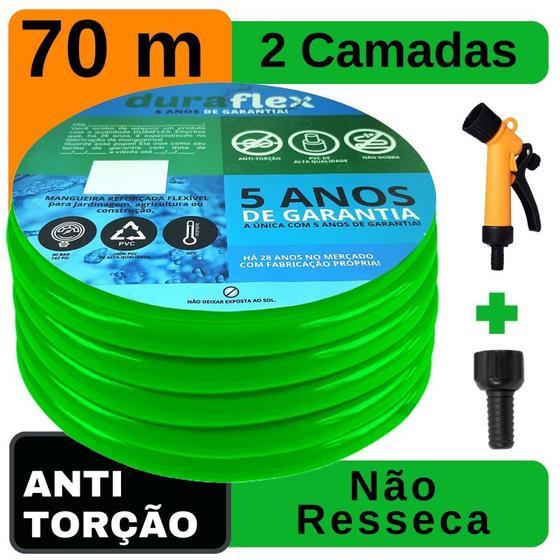 Imagem de Mangueira Siliconada Verde 70Metro DuraFlex