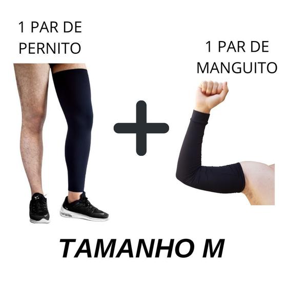 Imagem de Manguito Proteção Solar +Pernito UV50+ Mangote Bike Pares