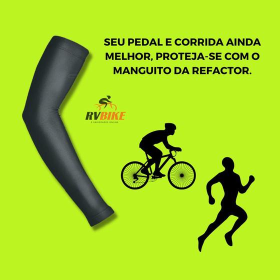 Imagem de Manguito Proteção UV 50+ Ciclismo,Corrida,Praia - Refactor