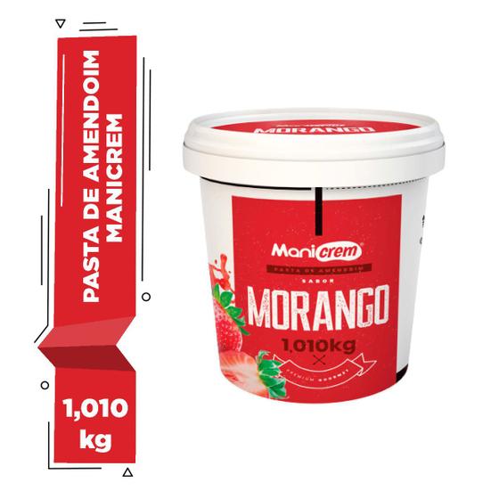 Imagem de Manicrem Pasta De Amendoim Sabor Morango 1,010kg