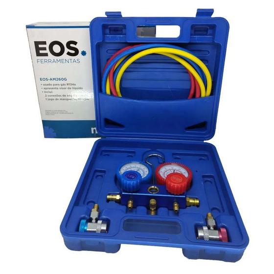 Imagem de Manifold Automotivo R134a Com Mangueira Eos-Am260g - Eos