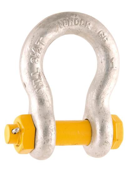 Imagem de Manilha Para Cabo De Aço 1 Curva Pesado Galvanizado Com Por