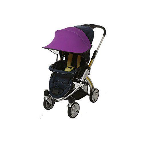 Imagem de Manito Sun Shade para carrinhos de bebê e assentos de carro (roxo) UPF 50+