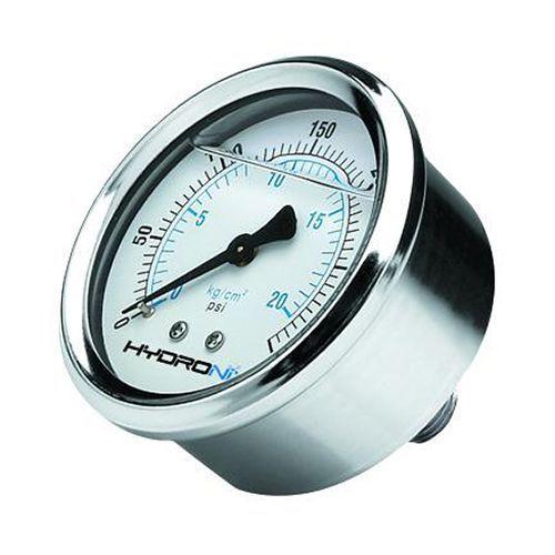 Imagem de Manômetro 0 A 100 Psi Conexão Traseira 1/4" - Hydronix