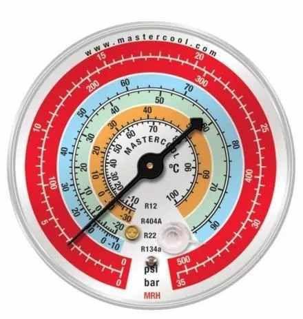 Imagem de Manômetro Alta Mastercool R12 R404a R134a R22 - Mrh