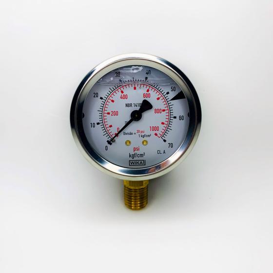 Manómetro Con Glicerina 4" ( 100 Mm ) FULL-INOX - Foto 5