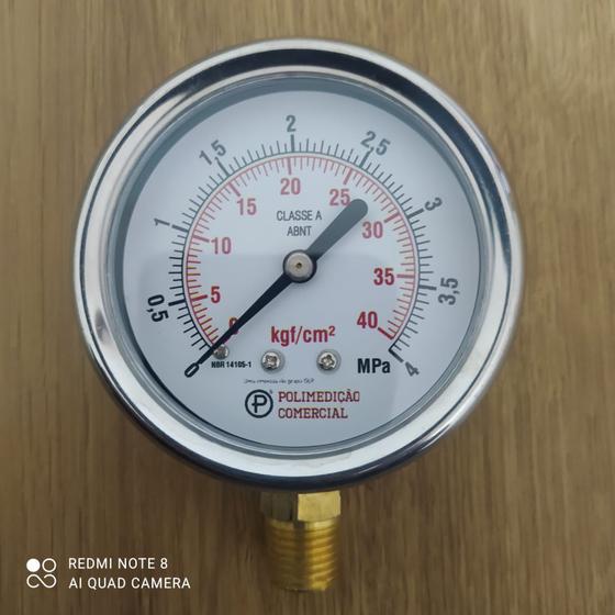 Manometro Para Extintor 4mpa 40 Kgf cm2 Com Certificado De manometro-para-extintor-4mpa-40-kgf-cm2-com-certificado-de