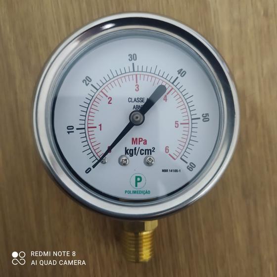 Manometro Para Extintor 6mpa 60 Kgf cm2 Com Certificado De manometro-para-extintor-6mpa-60-kgf-cm2-com-certificado-de