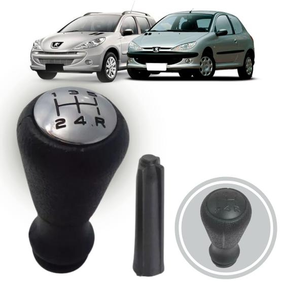 Imagem de Manopla Bola Do Cambio 5 Marchas Peugeot 206 207