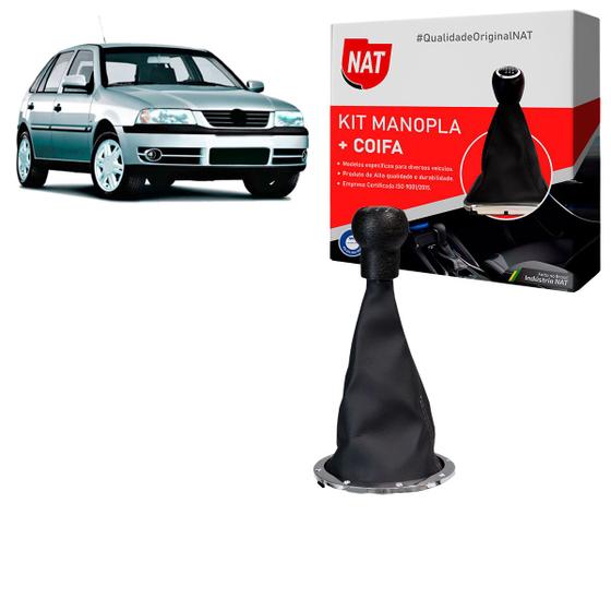 Imagem de Manopla + Coifa Vw Gol G3 1999 Até 2005