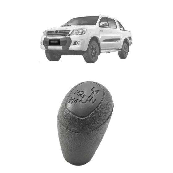 Imagem de Manopla Da Bola De Cambio Reduzida Hilux 2005 2006 2007 Até 2013