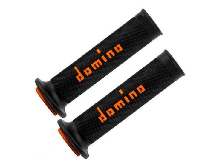 Imagem de Manopla Domino Moto GP Racing Laranja Ninja ZX10