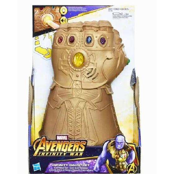 Imagem de Manopla Eletrônica do Thanos Com Jóias Do Inifnito E1799 - Hasbro
