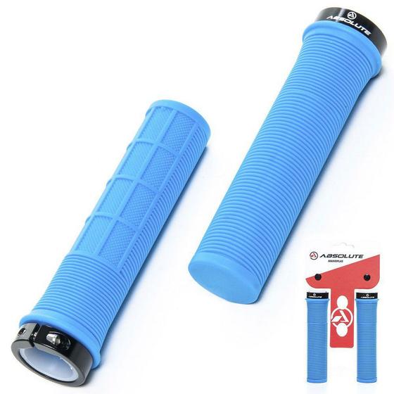 Imagem de Manopla MTB - Absolute LG1 Com Trava (Azul)