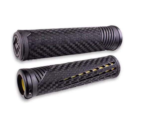 Imagem de Manopla Odi Bike Cf Grips V2.1 Lock-On (135Mm) - Preto/Amarelo