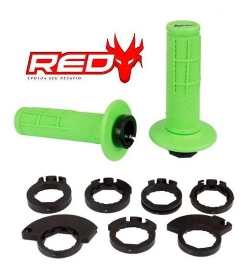 Imagem de Manopla Universal Lock-On System Off-Road Red Dragon - Verde