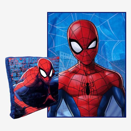 Imagem de Manta Almofada Spider-Man Marvel - Pillowtex