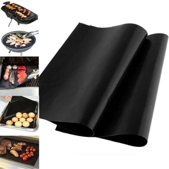 Imagem de Manta Antiaderente para Churrasqueira Grelha Grill 33x40cm CK5533 - Clink