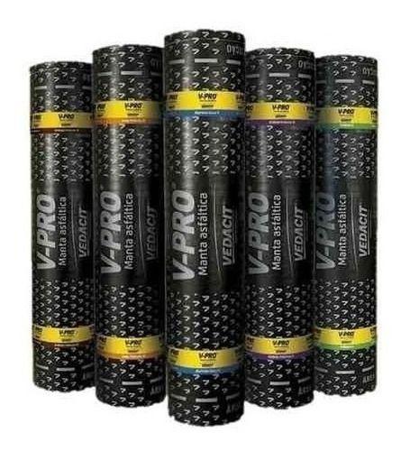 Manta Asfáltica 4mm Vedacit V-pro Poliéster Tipo 2 preta Menor preço em Manta Asfáltica 4mm Vedacit V-pro Poliéster Tipo 2 preta