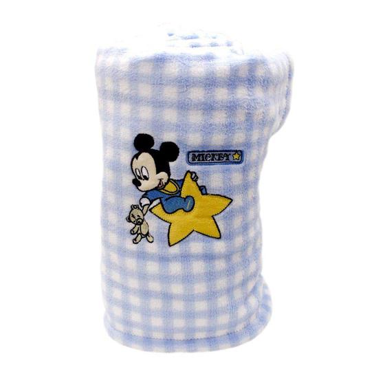 Imagem de Manta baby Bordada Infantil Jolitex - Disney  Azul