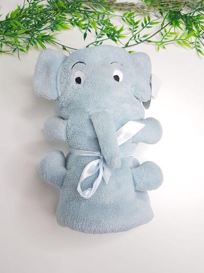 Imagem de Manta baby funny com aplique - Elefante