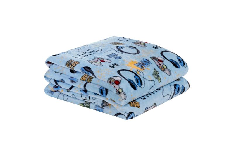 Imagem de Manta Bouti Kids Cobertor Solteiro Tecido Flannel Toque Macio 2,20 x 1,50m