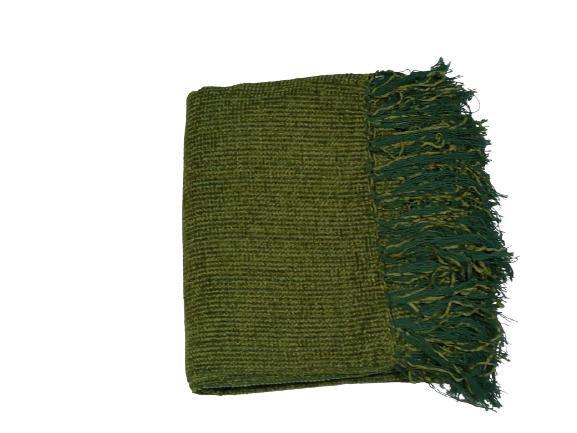 Imagem de Manta Chenille (Poltrona) 1,15 X 1,40 Verde-musgo