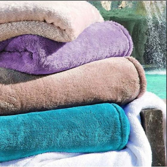 Imagem de Manta Cobertor Casal Felpuda Soft Premium Toque Aveludado e Macio (Lindas Cores)