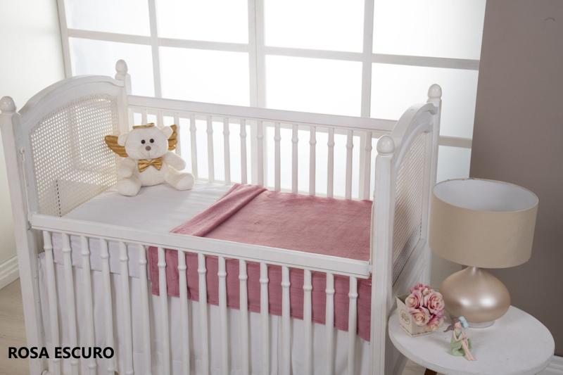Imagem de Manta Cobertor Quarto Bebê Infantil Flannel Esquenta O Inverno Varias Cores