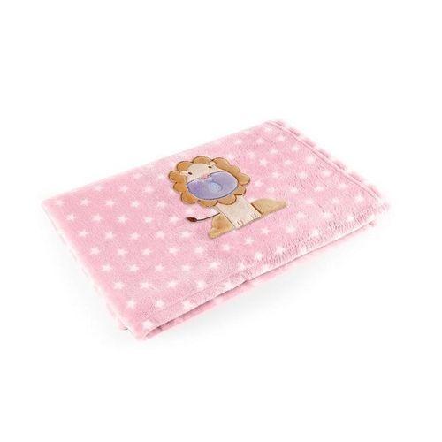 Imagem de Manta de Plush para Bebê Rosa Baby Pil