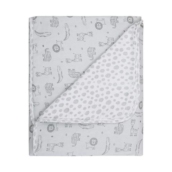 Imagem de Manta Flanelada Dupla Face Bebê 90Cm X 80Cm 100% Algodão Papi Composê