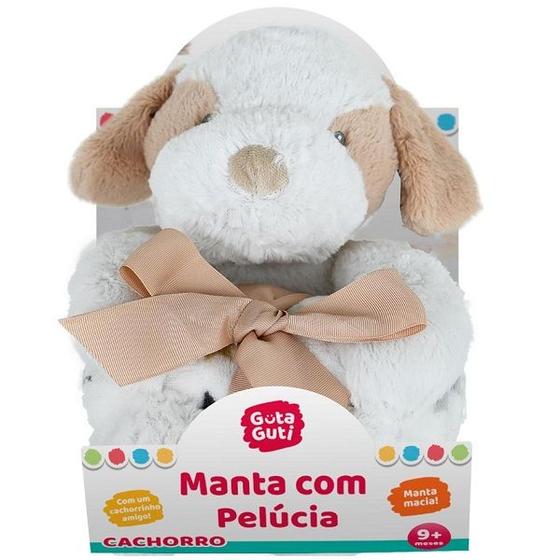 Imagem de Manta Infantil com Pelucia DM TOYS Cachorro DMB6744