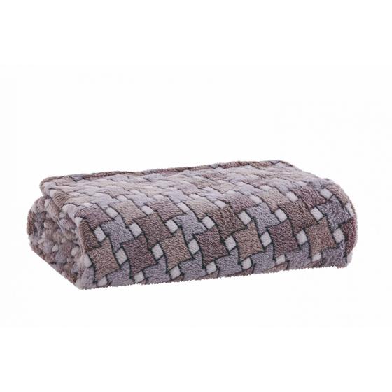 Imagem de Manta King Flannel Sollievo com Relevo Pastilhas Jolitex