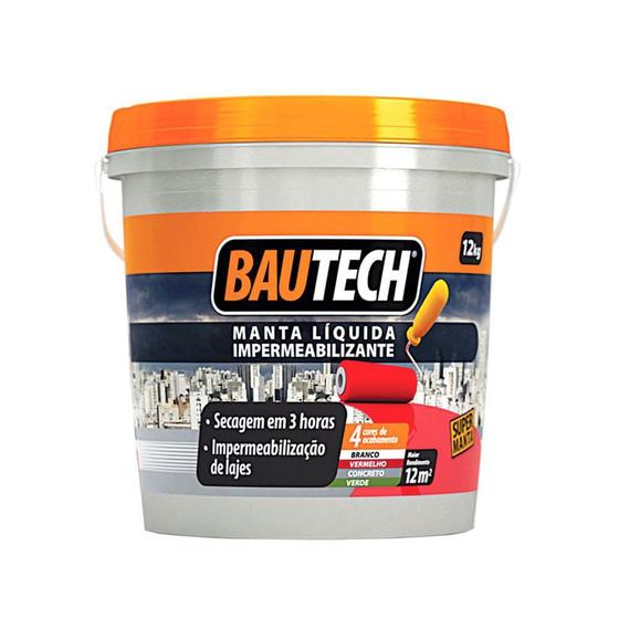 Manta líquida 12 Kg Concreto Bautech Menor preço em Manta líquida 12 Kg Concreto Bautech