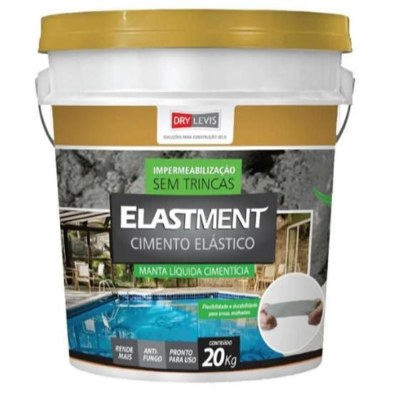 Imagem de Manta Líquida Elastment Cimento Elástico 20Kg Drylevis