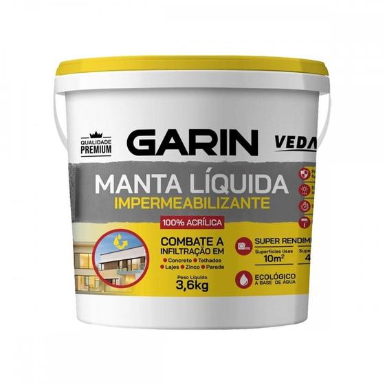 Imagem de Manta Liquida Garin 3,6Kg Branca