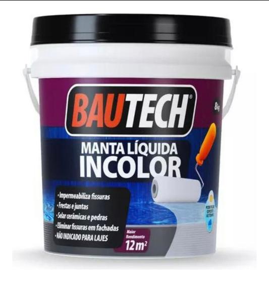 Manta líquida incolor Bautech 8kg Menor preço em Manta líquida incolor Bautech 8kg
