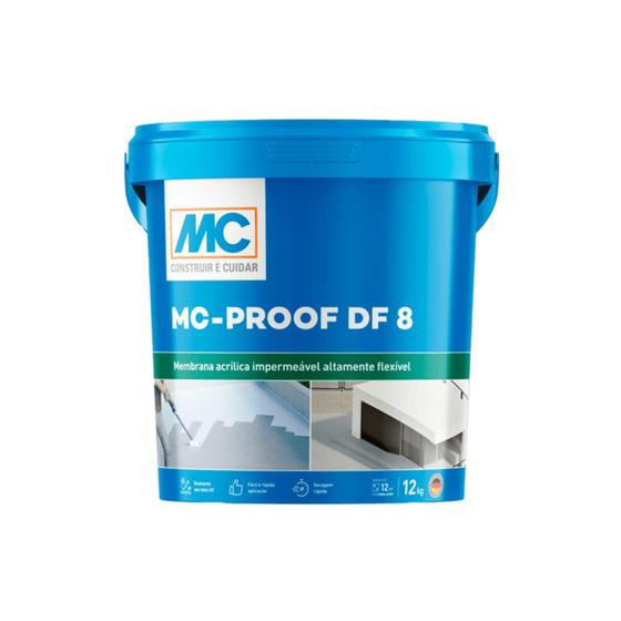 Imagem de Manta Líquido Branco Mc-proof Df 8 MC-BAUCHEMIE - 12 Kg