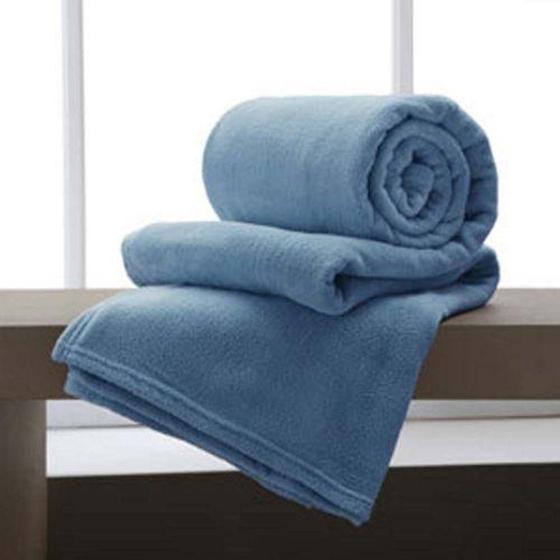 Manta Microfibra Casal 2,20x1,80 Corttex Indigo Menor preço em Manta Microfibra Casal 2,20x1,80 Corttex Indigo