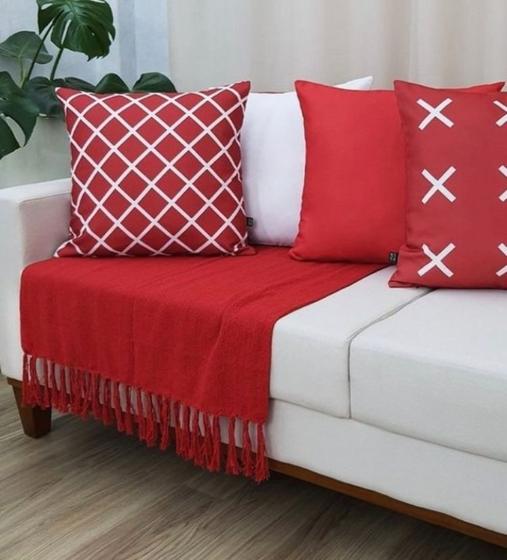 Manta para Sofá Chic Decoração 2,40x1,80 Menor preço em Manta para Sofá Chic Decoração 2,40x1,80